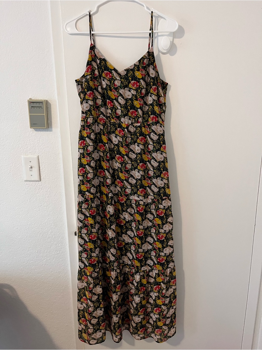J. Crew Mercantile Sweet Pea Floral Tiered Maxi Dress Womens Size 8 - Picture 2 of 13
